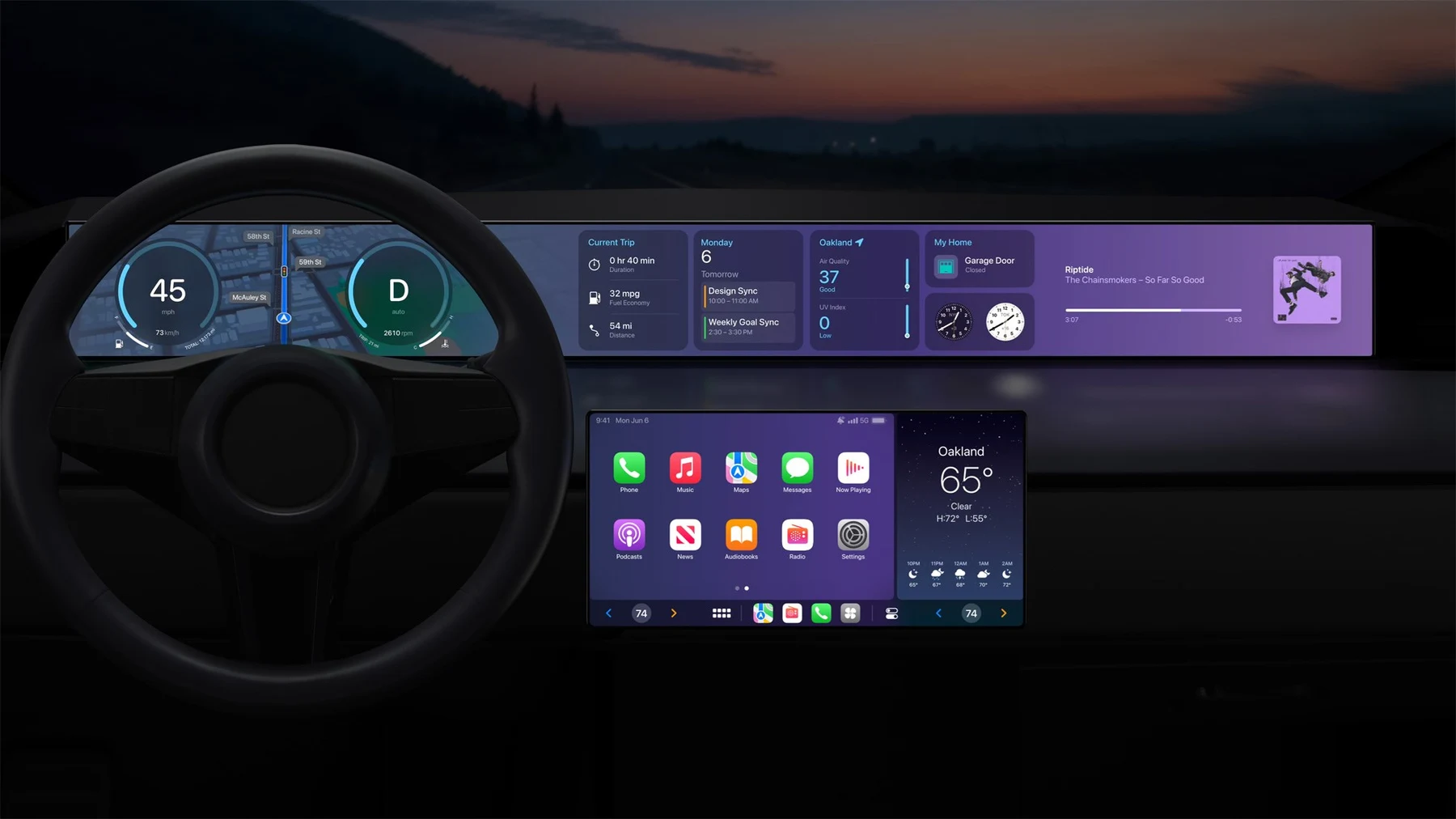 Hero image for apples next gen carplay automakers to license os