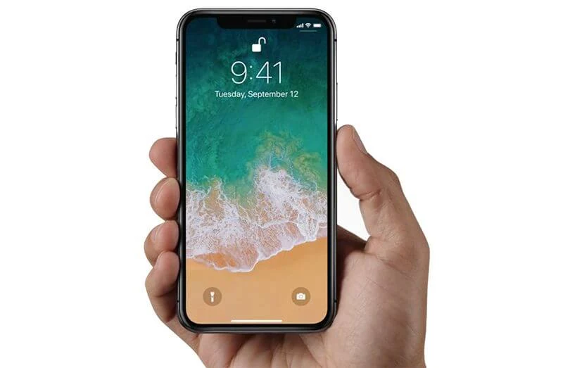 First apple iphone x illustration