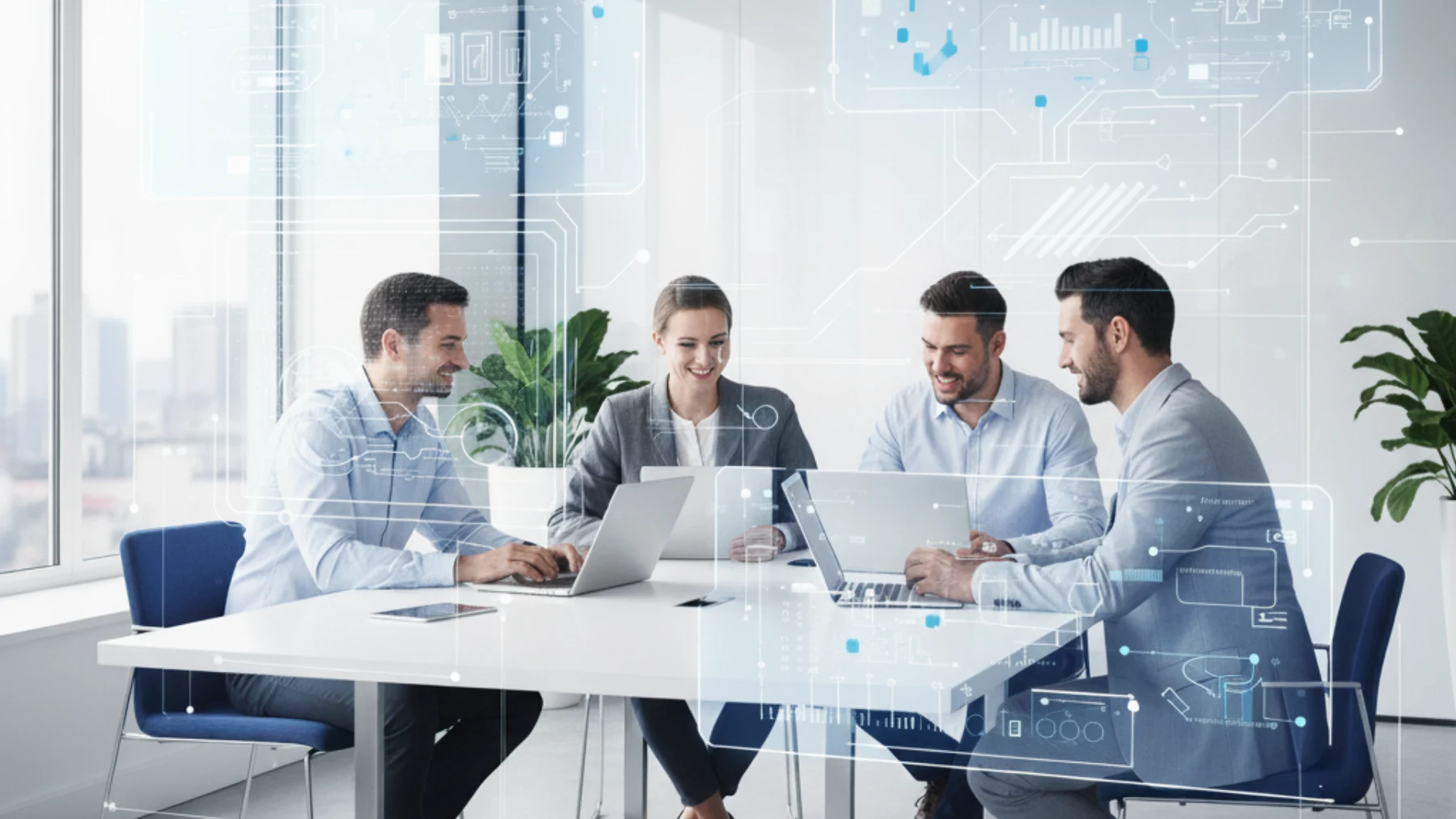 10 benefits custom software illustration