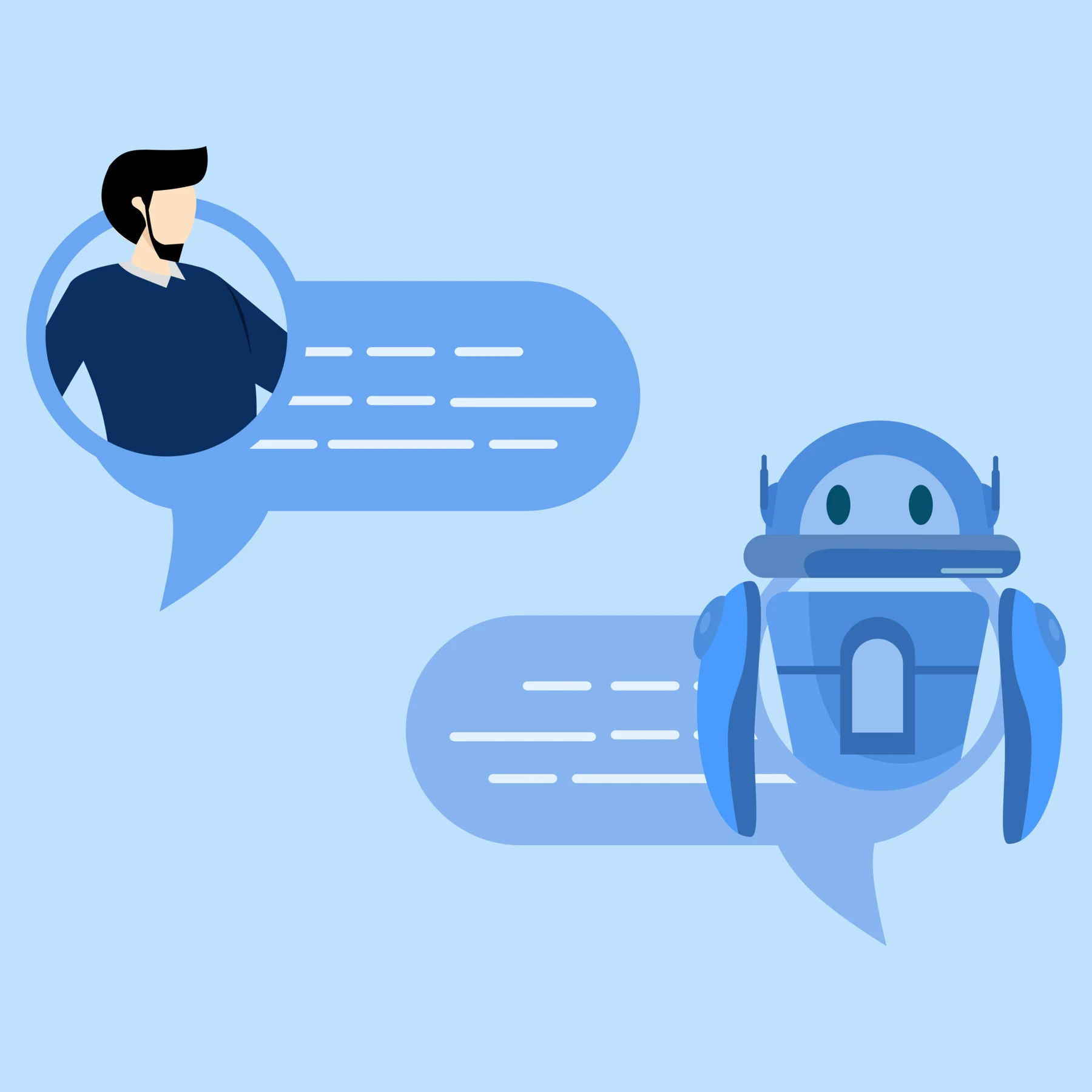 AI chatbot communication interface