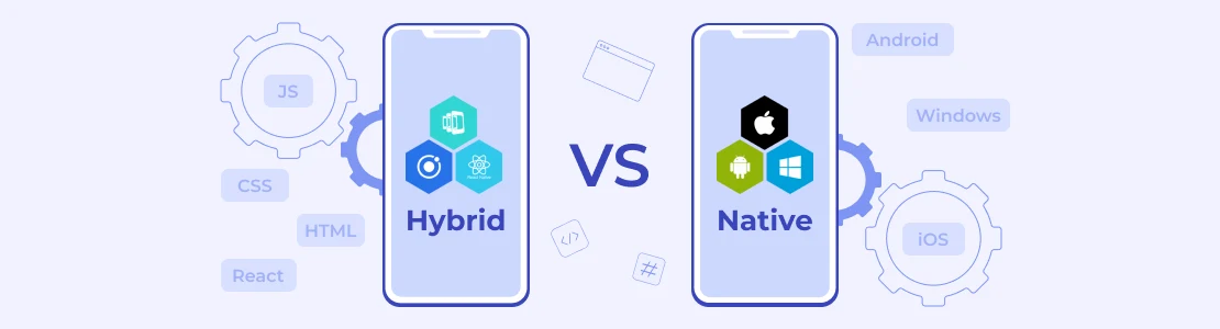 app development differences chart