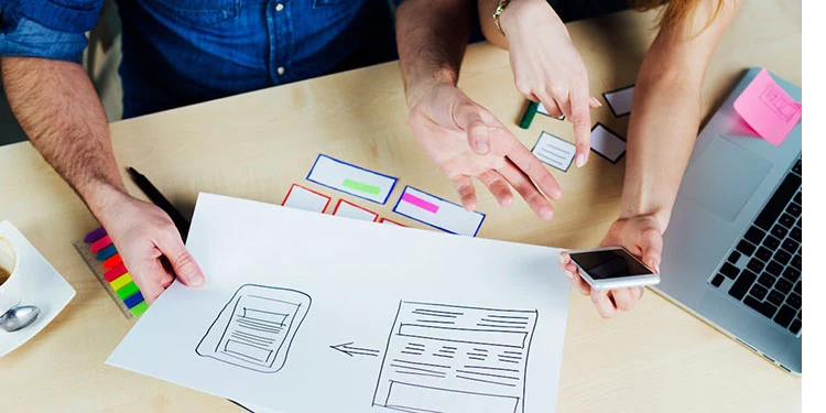 user flow artboard snippet essential designs