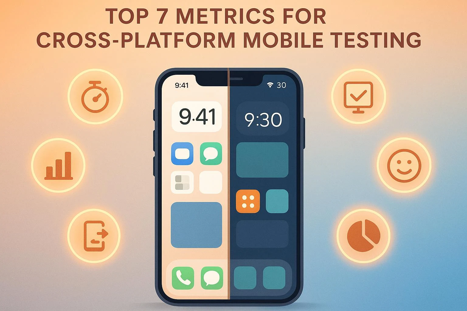 7 metrics cross platform illustration