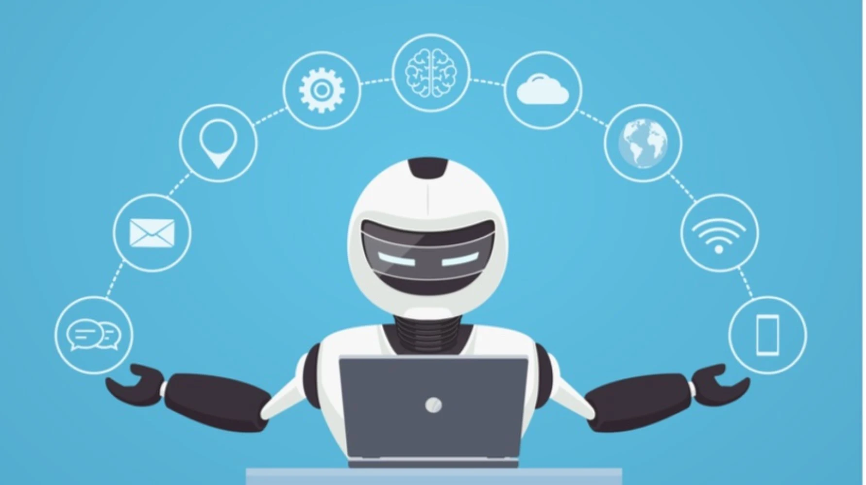 Enhancing software app development illustration