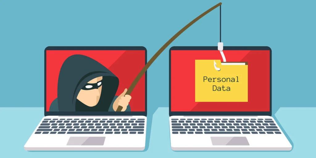 Phishing attack personal data