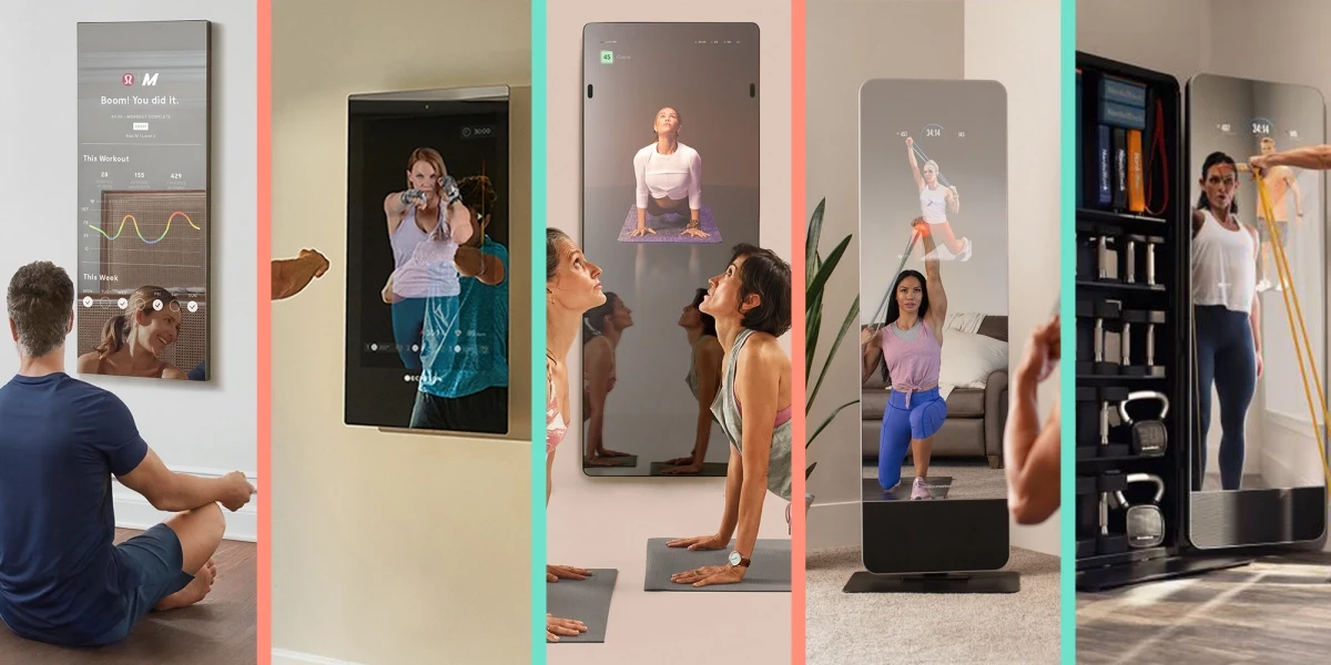 Fitness mirror can foster illustration