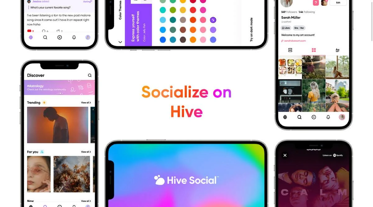 Hive it new twitter illustration