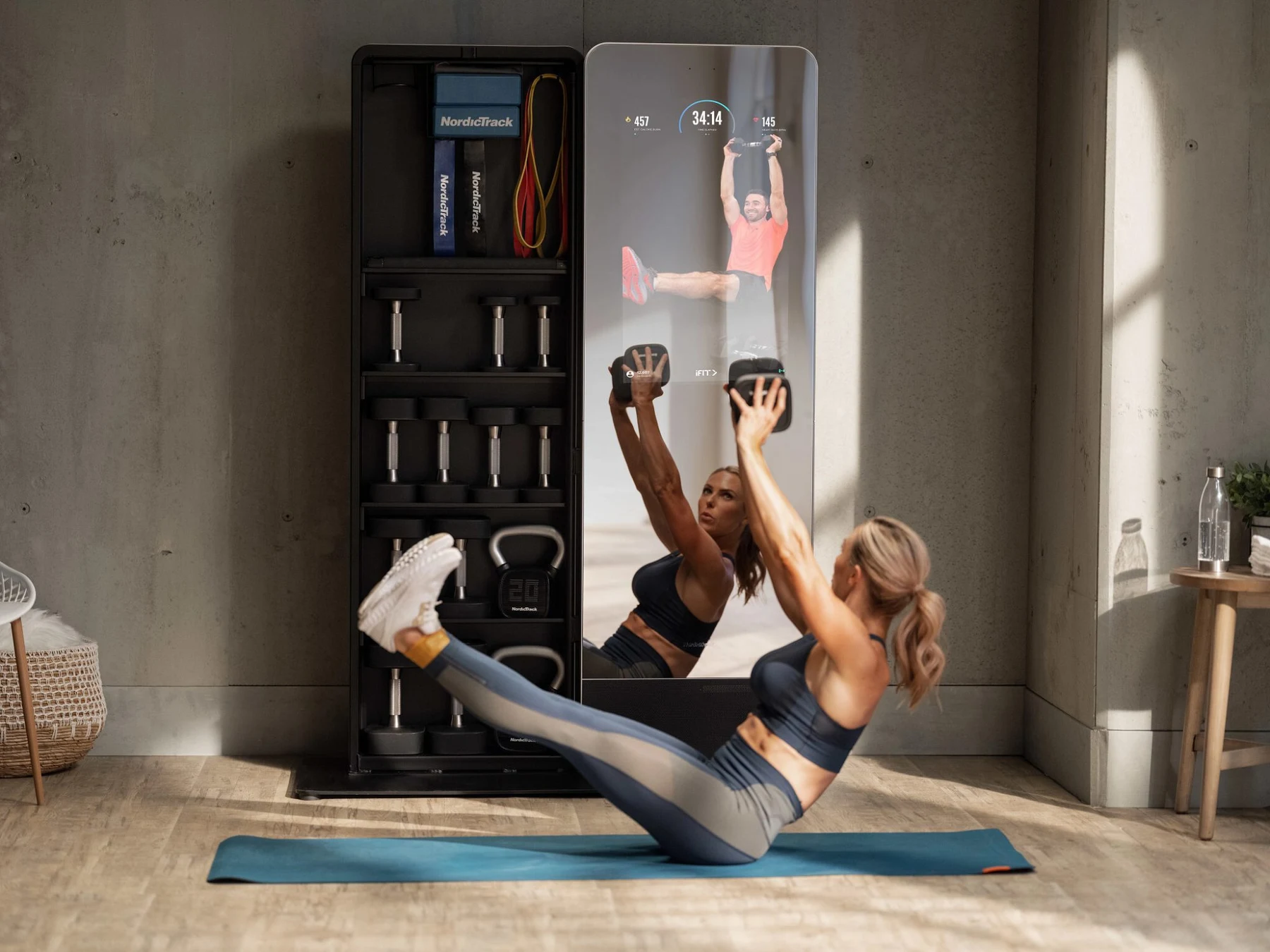 home workout smart mirror