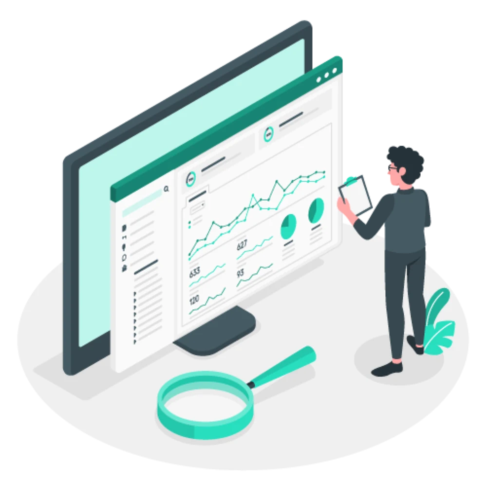 Hero image for the role of data analytics in custom app development