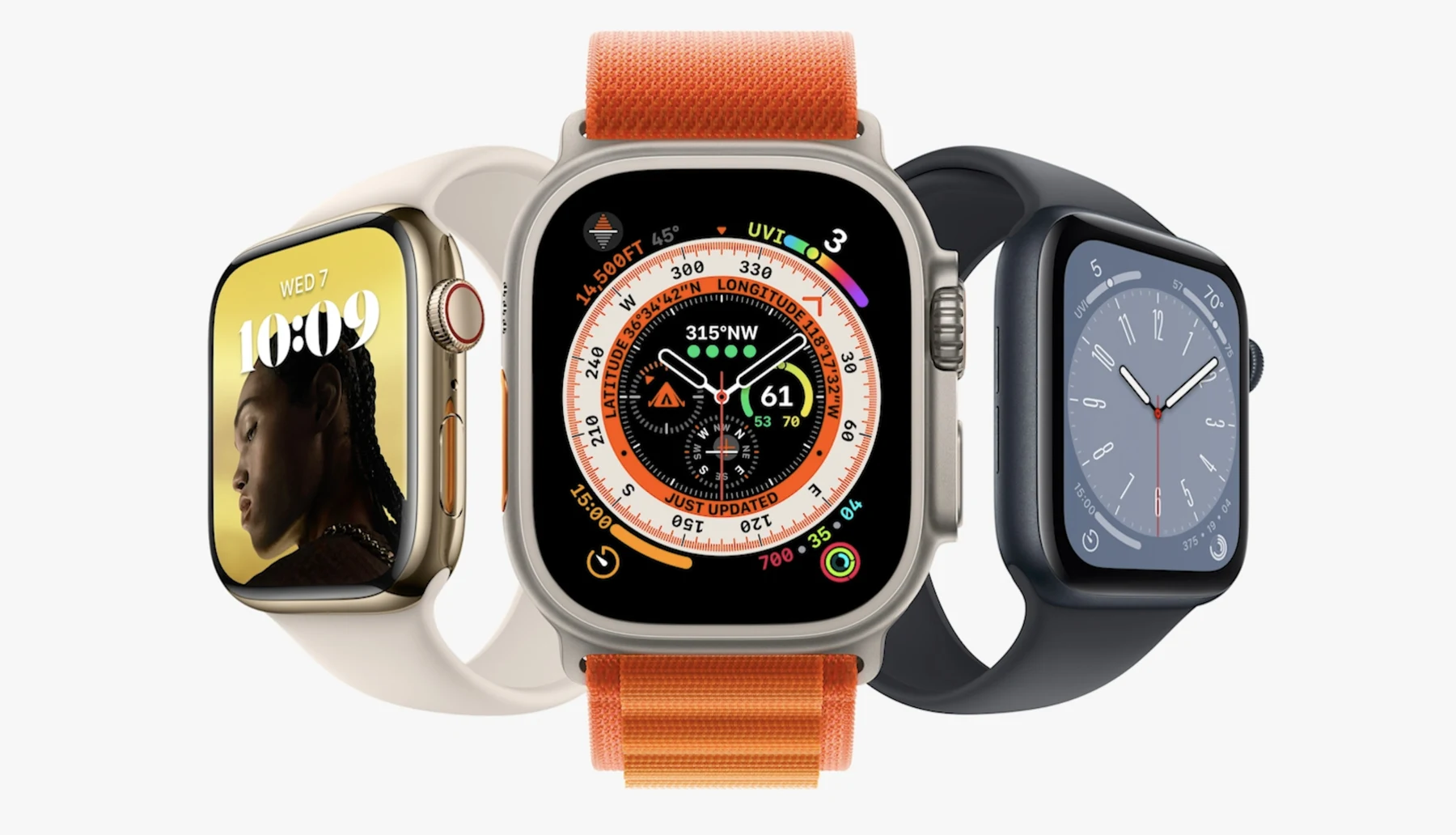 Apple Watch lineup display