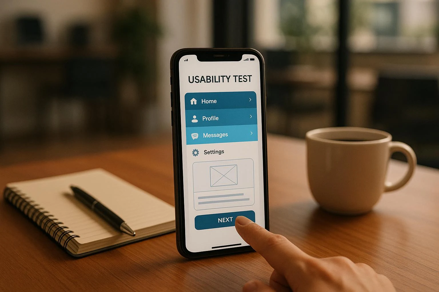 Hero image for ultimate guide to mobile app usability testing