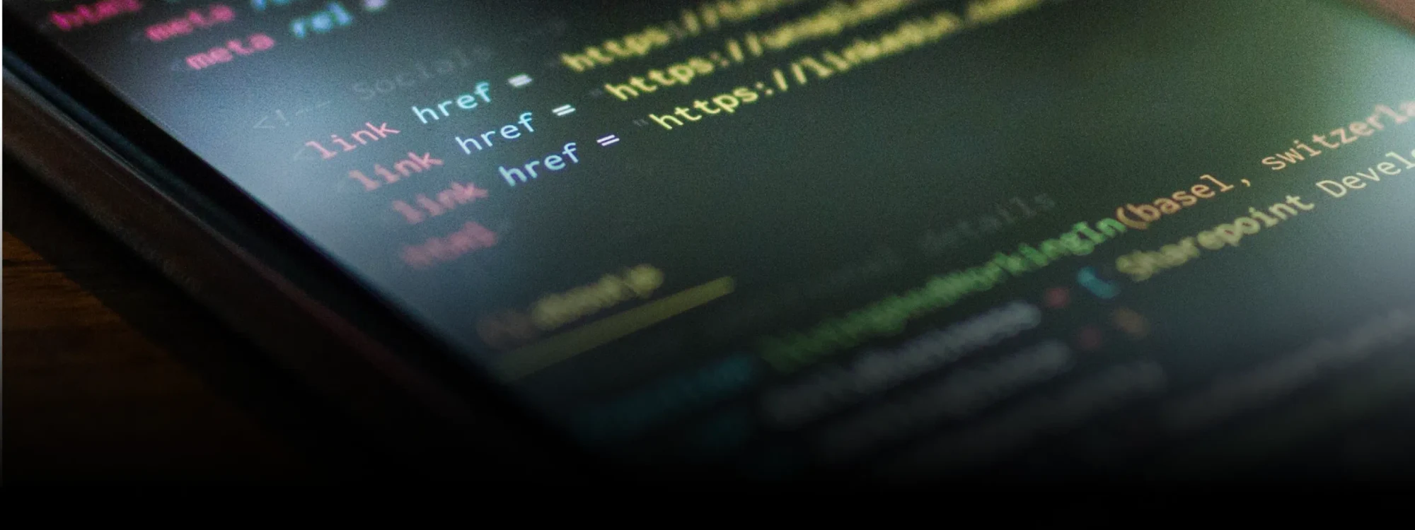 Custom web application development interface