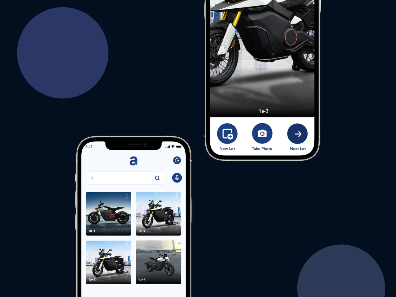 Able Auctions app screen