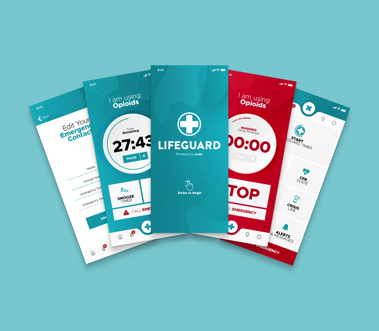 Lifeguard app screen