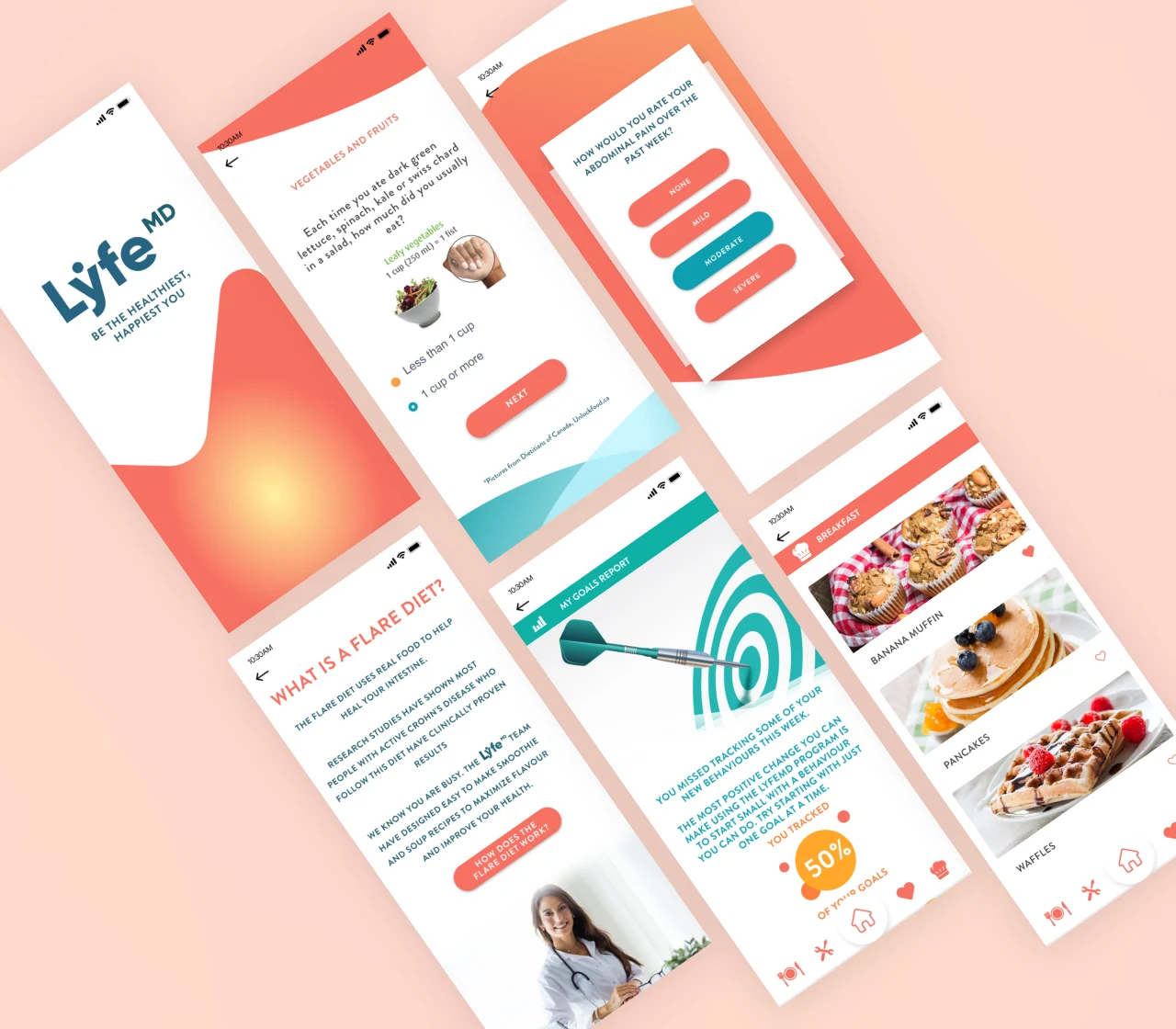 Lyfemd app screen
